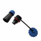 LD16 Female Waterproof Cable Connector 2p