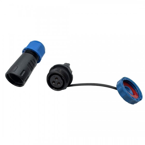 LD16 Female Waterproof Cable Connector 3p