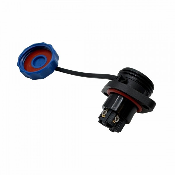 LD16 Female Waterbestendige Chassis Connector 4p - 2 Montagegaten