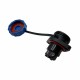 LD16 Female Waterbestendige Chassis Connector 4p - 2 Montagegaten