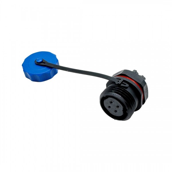 LD16 Female Waterbestendige Chassis Connector 4p - Schroefbevestiging