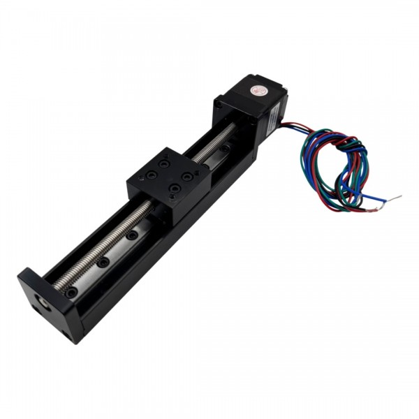 Linear Guide Stepper Motor - 100mm - 5kg - 0.6A - NEMA14