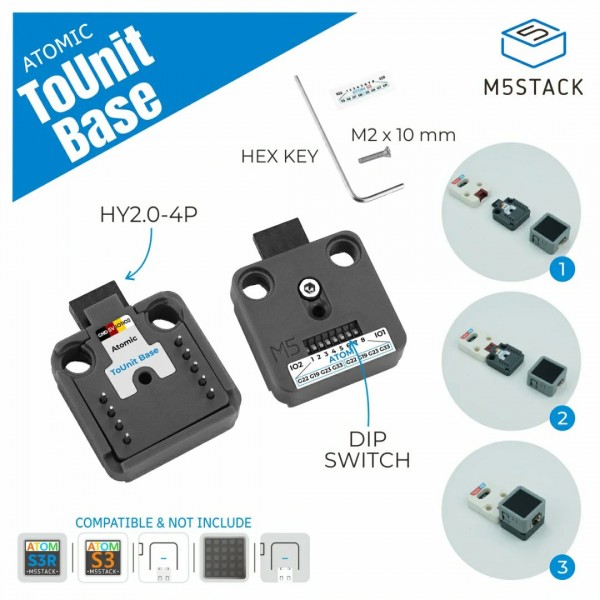 M5Stack Atomic to Unit Base