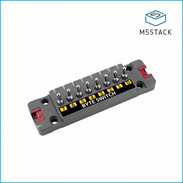 M5Stack Byte Switch Unit - met 8 Schakelaars