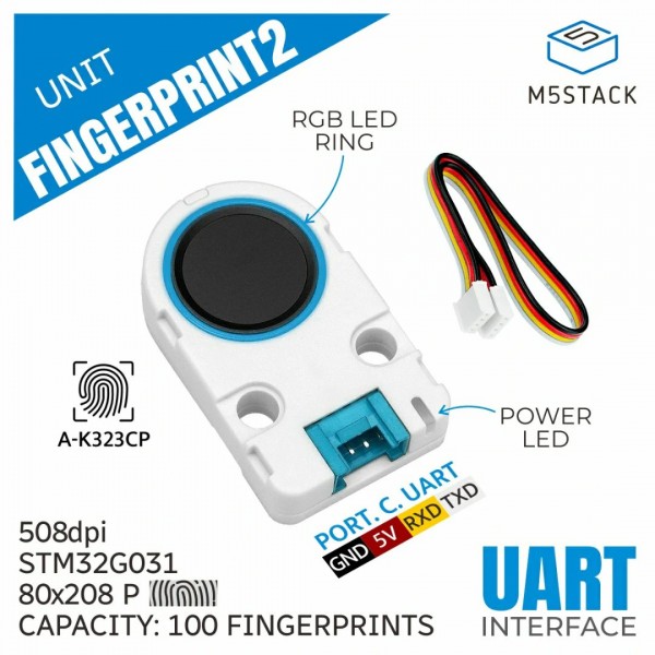 M5Stack Fingerprint2 Unit