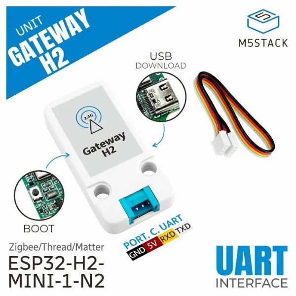 M5Stack ESP32-H2 Thread-Zigbee Gateway Unit