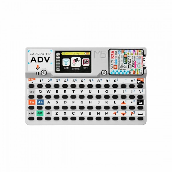 M5Stack M5Cardputer Adv - ESP32-S3 Card Sized Computer met 1.14 inch Display