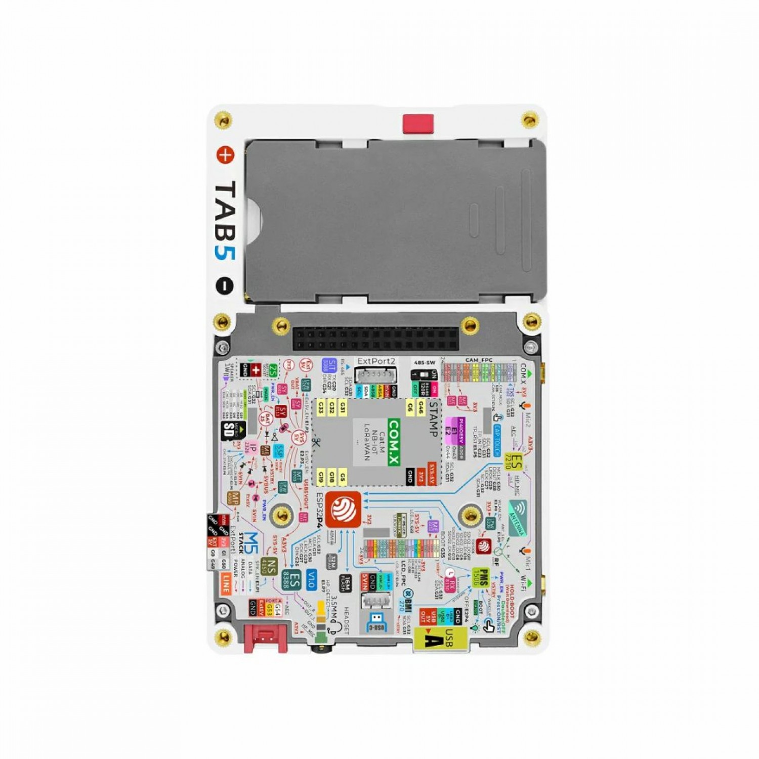 Smartstack Pc545 M5Stack Tab5 with Battery - ESP32-P4 - M5STACK-K145