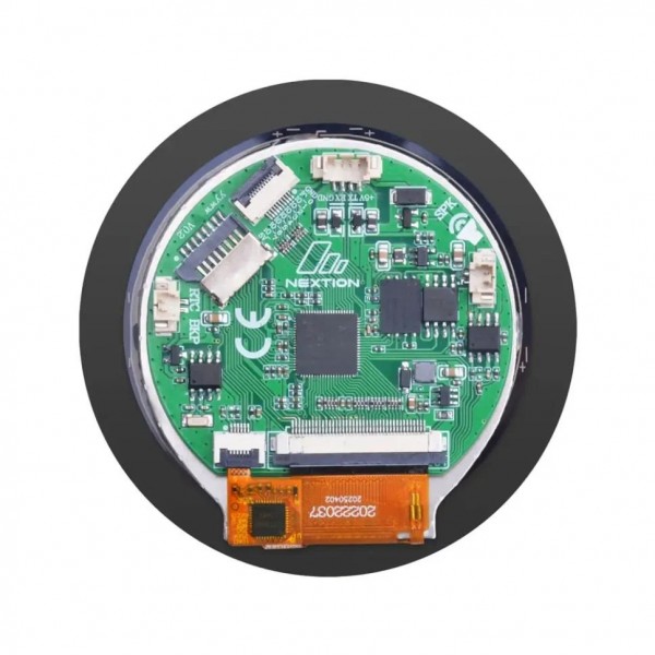 Nextion Edge NX4848E021-011C Round HMI Display 2.1 Inch 480x480 with Capacitive Touchscreen