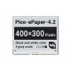 Waveshare 4.2 inch SPI E-Ink E-Paper Display - voor Raspberry Pi Pico
