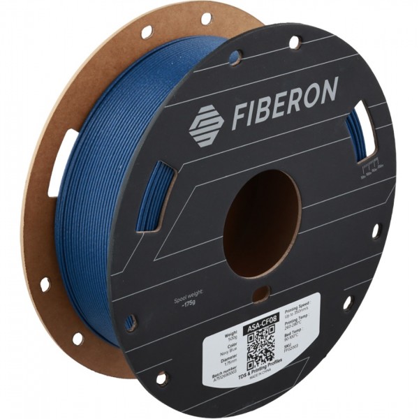 Polymaker Fiberon ASA-CF08 Filament 1.75mm - 0.5kg - Marineblauw