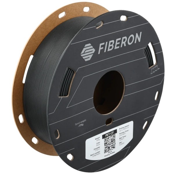 Polymaker Fiberon PET-CF17 Filament 1.75mm - 0.5kg - Black