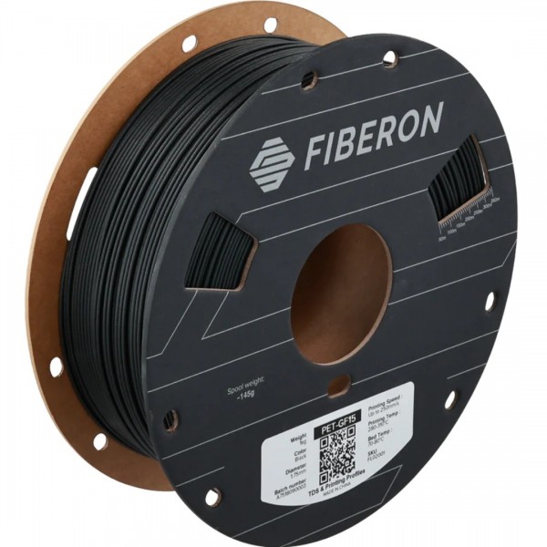 Polymaker Fiberon PET-GF15 Filament 1.75mm - 1kg - Black Polymaker Fiberon PET-GF15 Filament 1.75mm - 1kg - Black