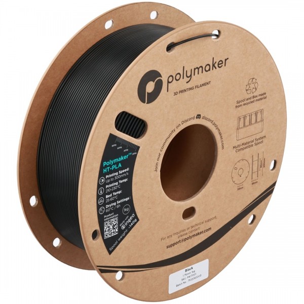 Polymaker HT-PLA Filament 1.75mm - 1kg - Zwart