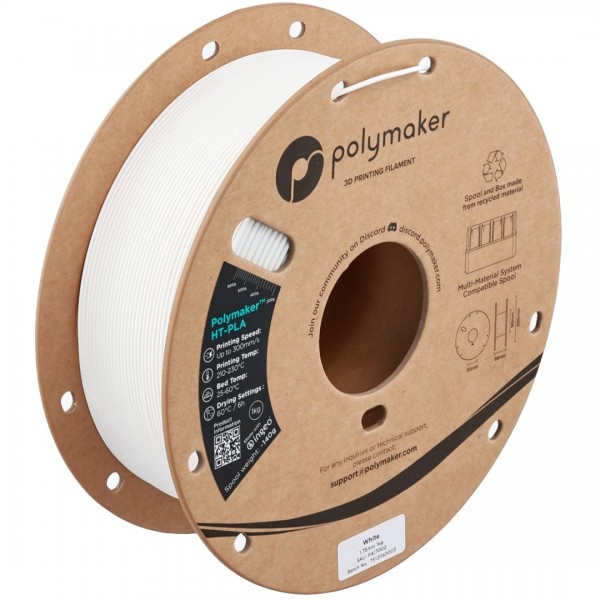 Polymaker HT-PLA Filament 1.75mm - 1kg - Wit