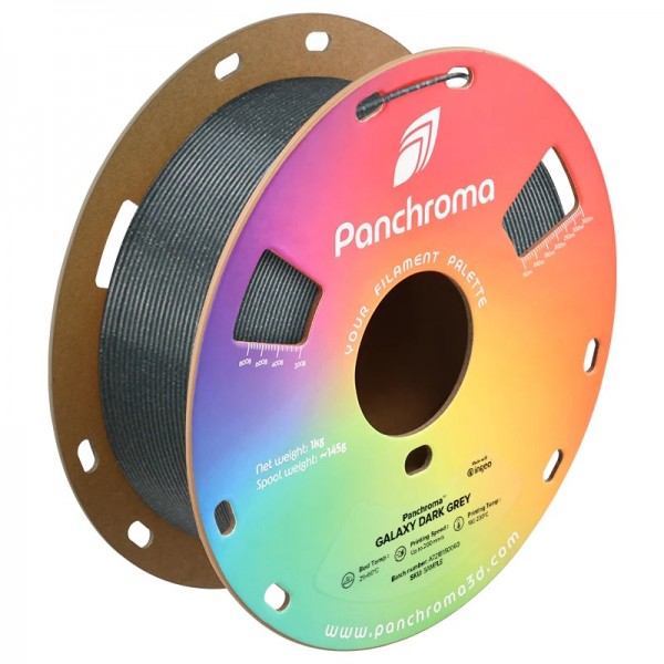 Polymaker Panchroma Galaxy PLA Filament 1.75mm - 1kg - Donkergrijs
