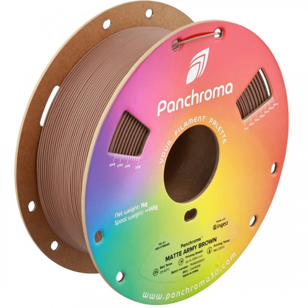 Polymaker Panchroma Mat PLA Filament 1.75mm - 1kg - Leger Bruin