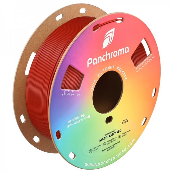 Polymaker Panchroma Mat PLA Filament 1.75mm - 1kg - Leger Rood