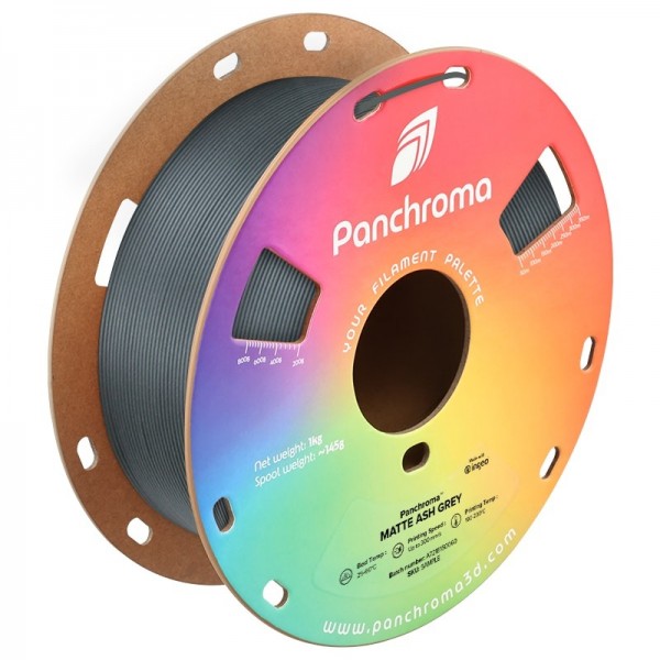 Polymaker Panchroma Mat PLA Filament 1.75mm - 1kg - Asgrijs