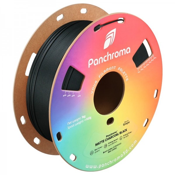 Polymaker Panchroma Mat PLA Filament 1.75mm - 1kg - Houtskool Zwart
