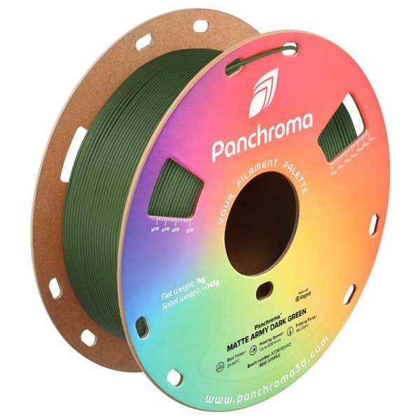 Polymaker Panchroma Mat PLA Filament 1.75mm - 1kg - Leger Donkergroen
