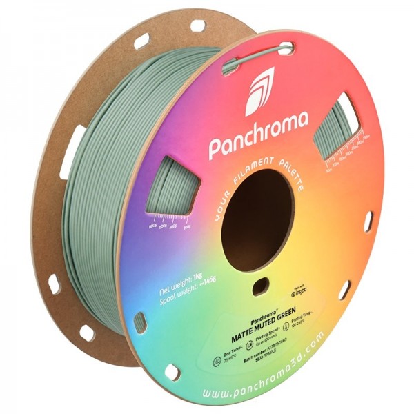 Polymaker Panchroma Mat PLA Filament 1.75mm - 1kg - Gedempt Groen