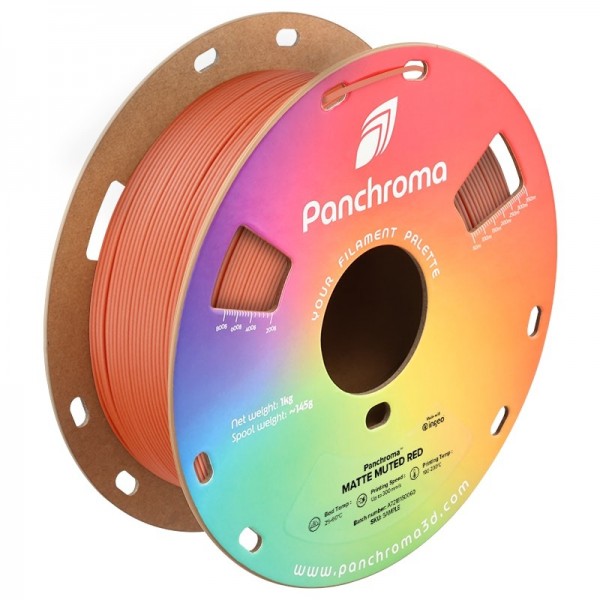 Polymaker Panchroma Mat PLA Filament 1.75mm - 1kg - Gedempt Rood