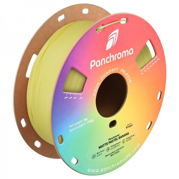 Polymaker Panchroma Mat PLA Filament 1.75mm - 1kg - Pastel Banaan