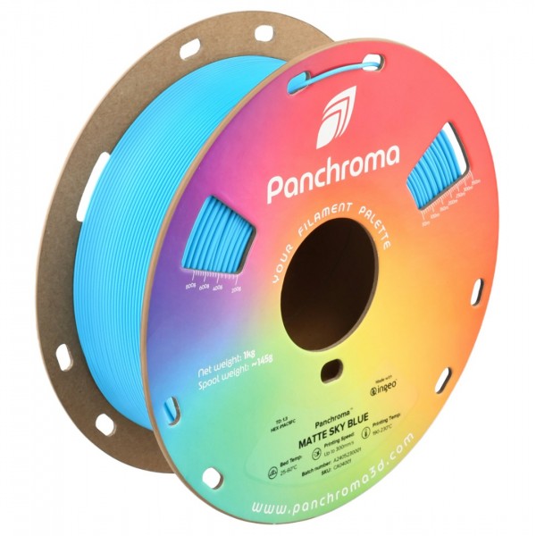 Polymaker Panchroma Mat PLA Filament 1.75mm - 1kg - Hemelsblauw