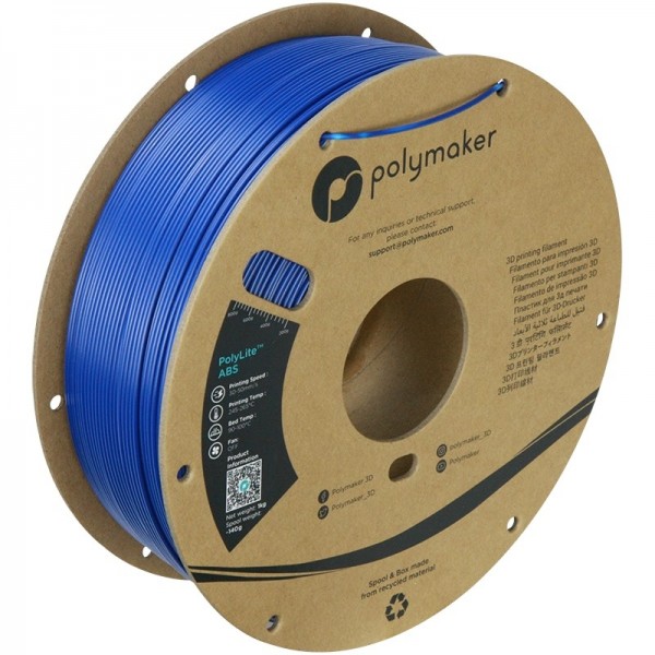 Polymaker PolyLite ABS Filament 1.75mm - 1kg - Blue