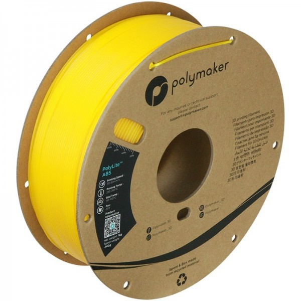 Polymaker PolyLite ABS Filament 1.75mm - 1kg - Yellow