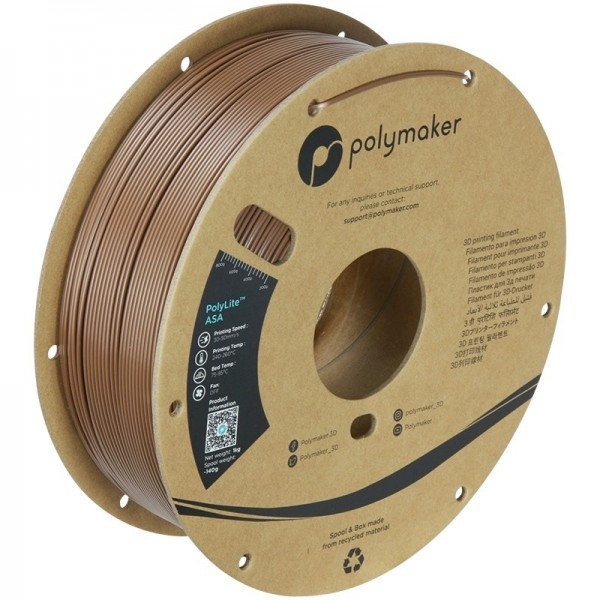 Polymaker PolyLite ASA Filament 1.75mm - 1kg - Army Brown