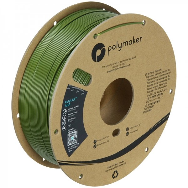 Polymaker PolyLite ASA Filament 1.75mm - 1kg - Army Green