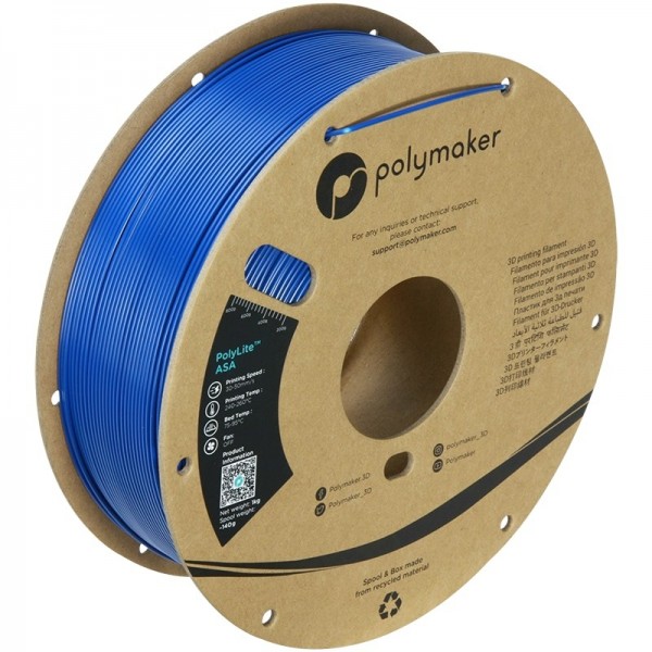 Polymaker PolyLite ASA Filament 1.75mm - 1kg - Blue