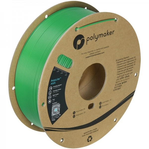 Polymaker PolyLite ASA Filament 1.75mm - 1kg - Green