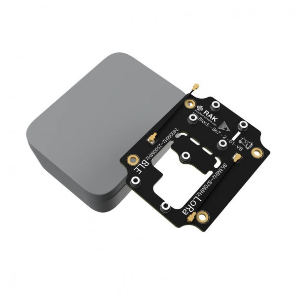 RAKwireless Unify Enclosure IP67 100x75x38mm - Gray - with LoRa and BLE Antennas