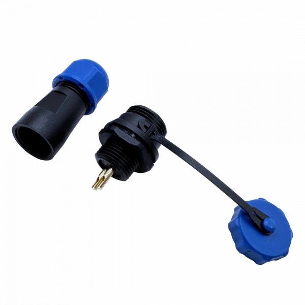 SD13 Female Waterbestendige Kabel Connector 2p