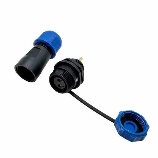 SD13 Female Waterbestendige Kabel Connector 2p