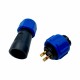 SD13 Male Waterproof Cable Connector 2p