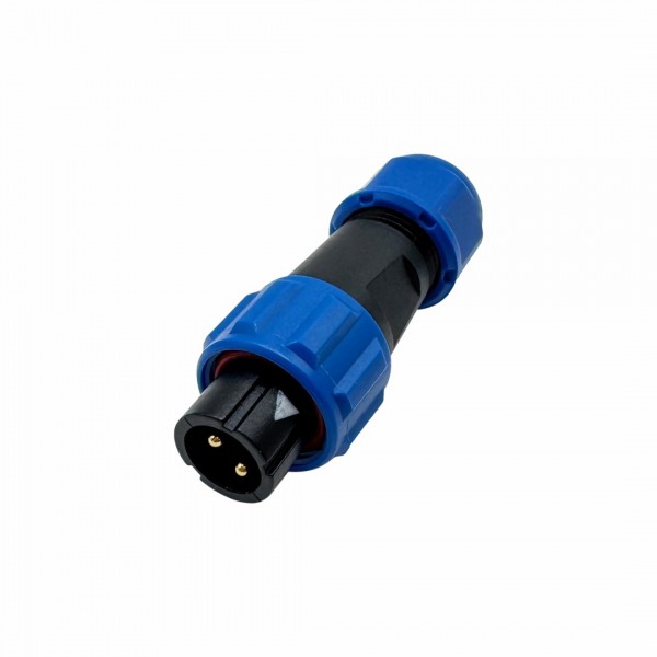 SD13 Male Waterproof Cable Connector 2p
