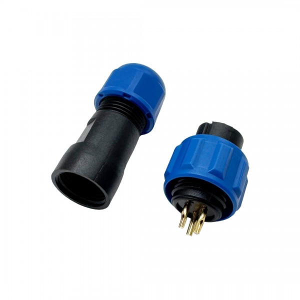SD13 Male Waterbestendige Kabel Connector 3p