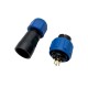 SD13 Male Waterbestendige Kabel Connector 4p