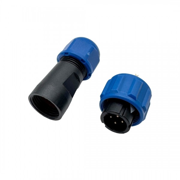 SD13 Male Waterbestendige Kabel Connector 4p