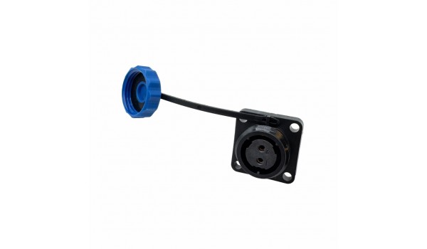 SD16 Female Waterbestendige Chassis Connector 2p - 4 Montagegaten