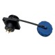SD16 Female Waterproof Panel Mount Connector 4p - 4 Mounting Holes