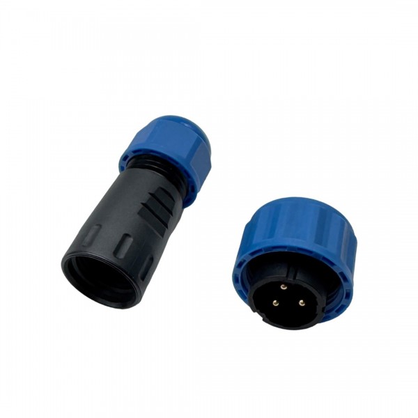 SD16 Male Waterbestendige Kabel Connector 3p