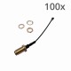 SMA Female naar IPEX-uFL Female Kabel - 5cm - 100 stuks