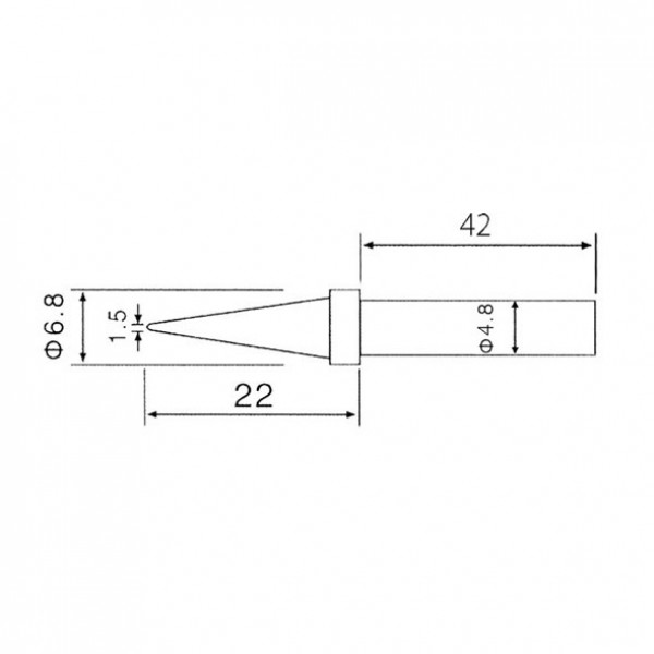 Solder Tip for ZD-30(C) and ZD-99 - Type C1-1
