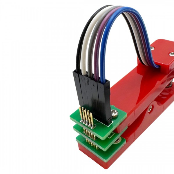 Test Probe with Clamp - Pogo Pin 1x5p 1.27mm