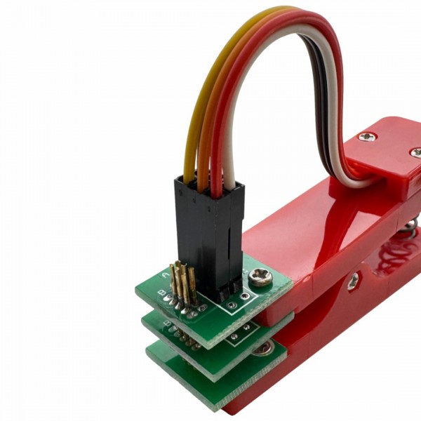 Test Probe with Clamp - Pogo Pin 2x3p 1.27mm